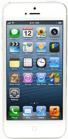 Смартфон Apple iPhone 5 32Gb White & Silver - Сланцы